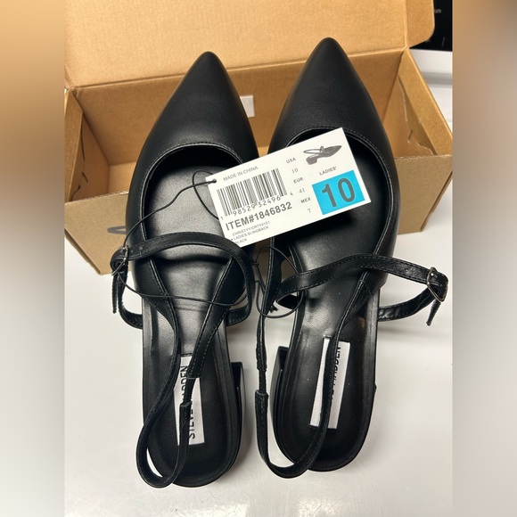 Steve Madden Shoes - Steve Madden Black Christy Slingback- Ladies 10- NIB